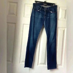 LUCKY BRAND CATESTACKED SKINNY BLUE JEANS STRAIGHT LEG BLUE JEANS SIZE 2/26